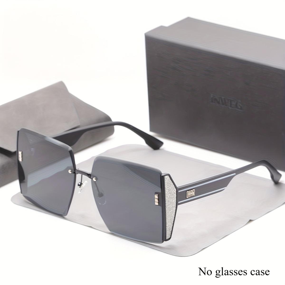 Retro Square Glasses Large Frame Women Vintage Style Eyewear Fashion Accessories Trendy Sunglasses