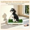 Dog Toilet with Artificial Grass Mat, Collection Tray and Grid Plate (only with dog toilet with artificial grass mat)