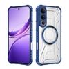 KEYSION Transparent Magnetic Case for VIVO V50 Lite 5G Silicone+PC Heavy Duty Shockproof Phone Back Cover for for VIVO V50 Lite