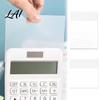 Clear Adhesive Notepads 2PCS Transparent Sticky Notepads Waterproof Memo Pads Smooth Writing Reusable Memos Strong Repositionable Strips for Office