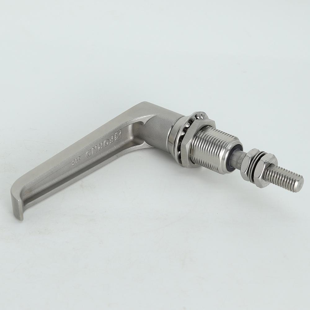 Industrial Stainless Steel L Handle Compression Latch Adjustable Quarter Turn Lock for Electrical Box Equipment Cabinet Door