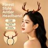 Realistic Antler Texture Deer Antler Headband Cosplay Horn Headwear Holiday Costume Parties