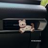 Healing Car Fragrance Diffuser Clip for Car Interior Air Vent, Cute Cat Car Aroma Diffuser Stone for Women