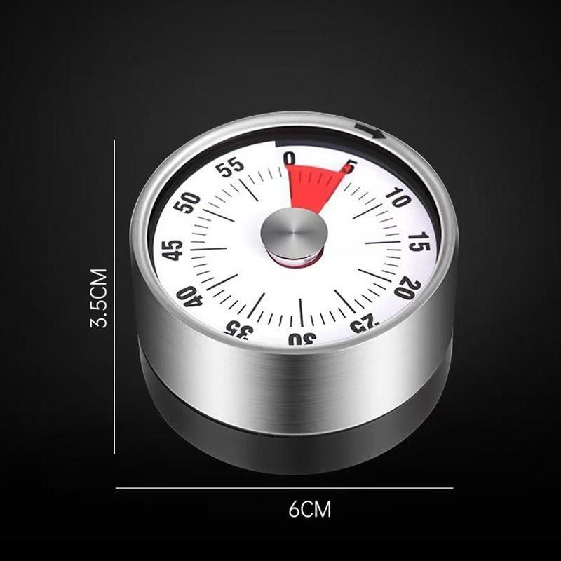 Countdown Reminder Magnetic Mechanical Visual Timers Classroom Baking Clock for Teaching Meeting Kitchen Cooking Baking Working