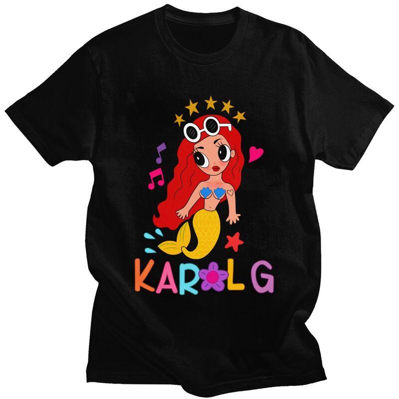 Custom Manana Sera Bonito Karol G T Shirt for Men Pure Cotton Tshirt Casual Tee Short Sleeve Tshirts Clothing Gift