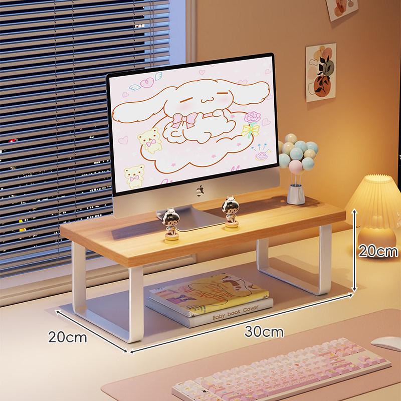 Monitor Stand with Cooling Base: Desktop and Laptop Lifting Bracket for Students