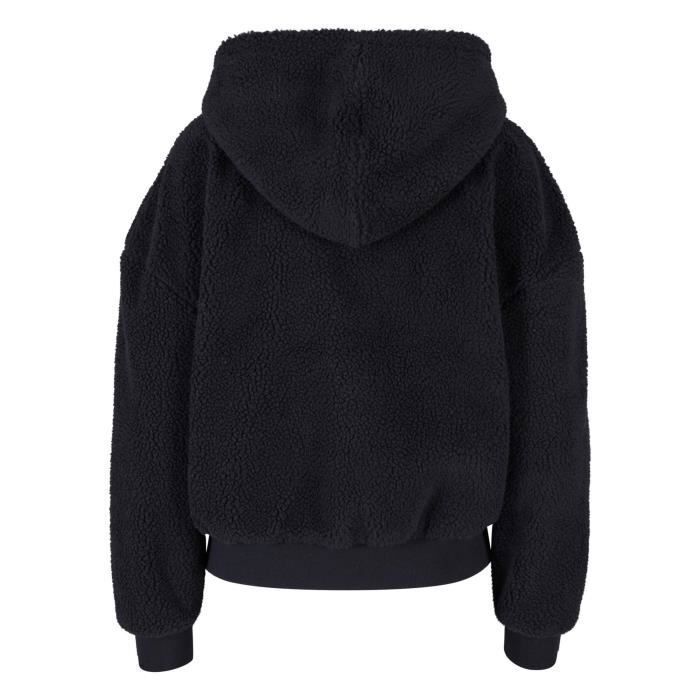 Sweatshirt à capuche zippé femme Urban Classics Oversize Sherpa