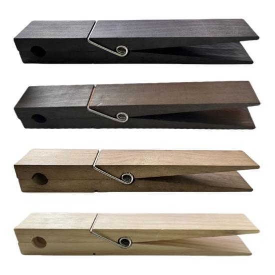 Klip na osušku Dřevěný kolíček na prádlo Tvar Věšák na ručníky Rustikální Nástěnný Dekorativní věšák do koupelny, na prádlo, na ručníky, na oblečení