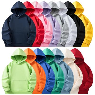 Kids' 2024 Autumn Hoodie: Unisex Long Sleeve Pullover with Hood - Korean Style for Boys and Girls