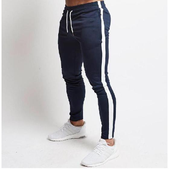 New men's outdoor sports casual slim-fit gym pants, men's long pants with tapered cuffs