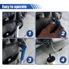 Brake Fluid Bleeder Hose - 3.93 Ft Car Brake Bleeding Hose Oil Fluid Extractor Tool with Adapter - Universal Replacement Tube for Car Motorcycle