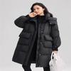 Yaya 2024 Women's Long Hooded Down Jacket