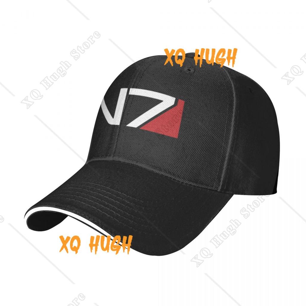 Mass Effect N7 Baseball Cap Punk Unisex Video Game Classic Hip Hop Hats Summer Men Women Outdoor Sport Breathable Snapback Cap