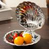 Shell Shape Fruit Snack Dish 304 Stainless Steel Snack Disc Creative Dessert Plate  Home