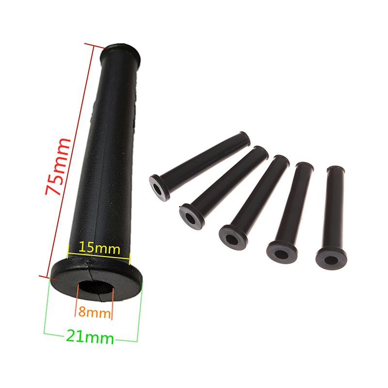 

5 шт. Защитная крышка для силового кабеля, резиновый протектор провода, кабельная оплетка, крышка-сапожок для защиты соединения кабеля угловой шлифмашины 8mm