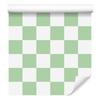 Checkerboard Wallpaper White and Mint for Living Room and Bedroom 50x1000