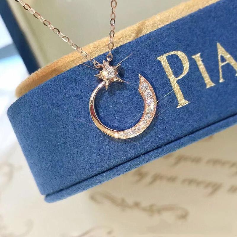 Nail Necklace Silver Women's Pendant Cold Style Diamond Inlaid Design Light Luxury Collarbone Chain