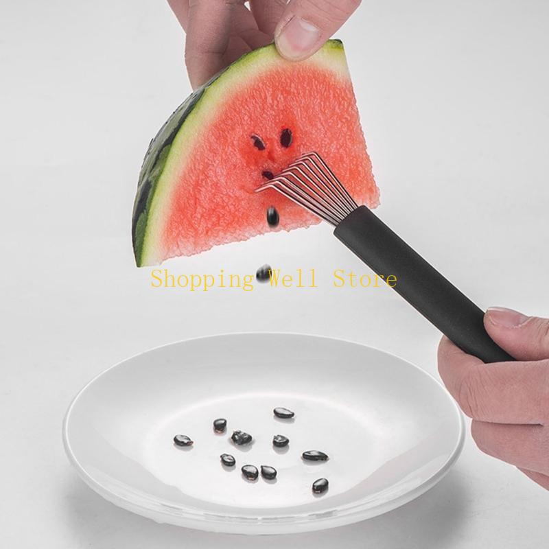 KX4B Efficient Fruit Preparation Tool Convenient Seed Remover Kitchen Supply Comfortable Grip for Seed Extractor