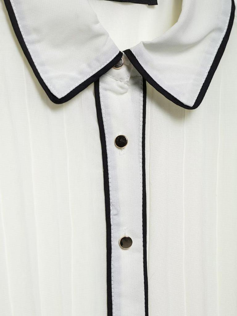 TAOP&ZA Women's Summer Turn-Down Collar Belted Dress