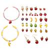 Stainless Steel Fruit Pendant Drip Oil Charm Accessories for DIY Jewelry