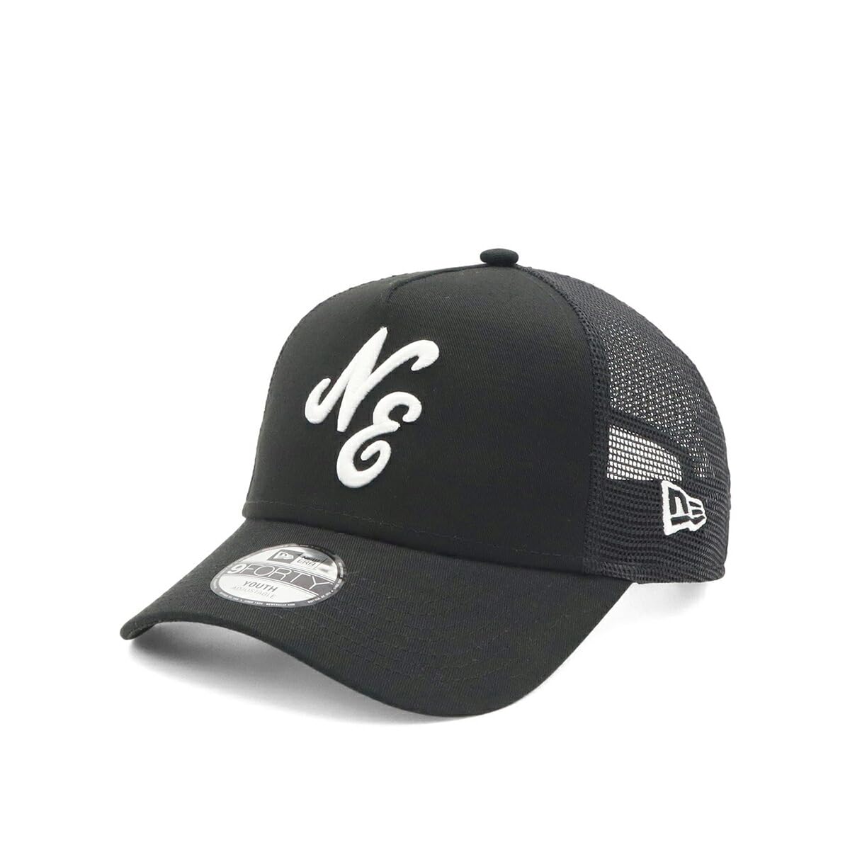

New Era New Era Kids Mesh Cap NE Logo Black YTH940AFTR NELOGO BLK WHI 25J 9FORTY-A YOUTH52-56cm