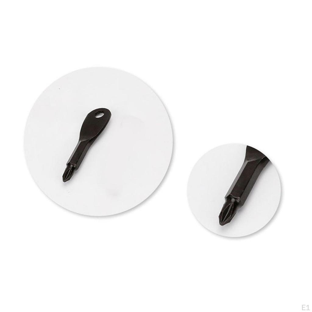 Portable Screwdriver Set, Flathead and Screwdriver, Stainless Steel Key Chain for