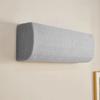 1PC Soft Air Conditioner Dust Cover All-Inclusive Polar Fleece Protective Case Wall Mounted Solid Color Easy Cleaning Cover