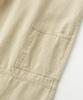 COFWI Wide One-Pleat Cotton Pocket Pants Beige