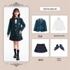 British Style Spring/Autumn Three-Piece Kindergarten & Primary School Uniform Set