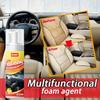 Professional Multi-Purpose Foam Refresher Spray, 200ML Lemon Scented, Press Bottle, Car Interior & Kitchen Use, Durable Formula