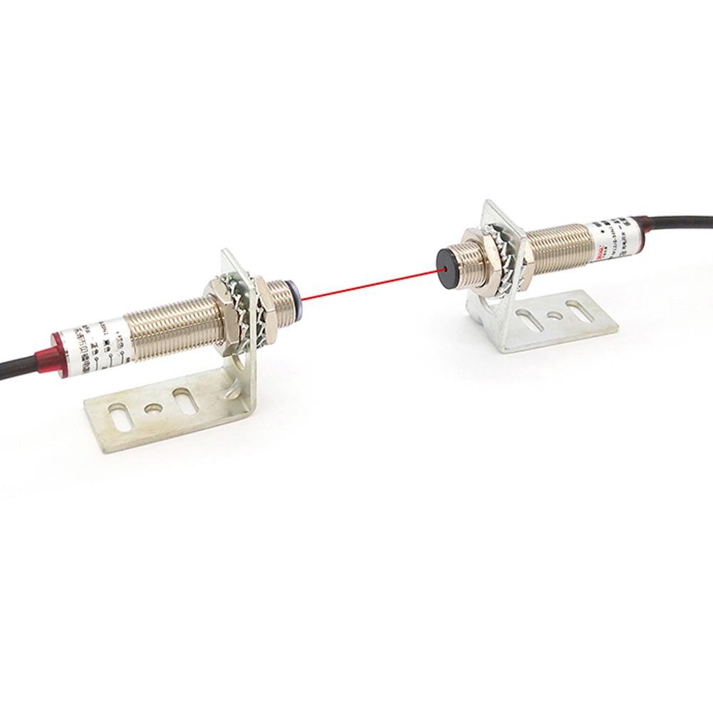 3mm Beam Photoelectric Trough Beam Infrared Sensors NPN with LED Induction Indicator