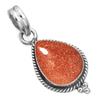 925 Sterling Silver Pendant Women Gemstone Handmade Jewelry Wedding Gift Amber Amethyst Black Onyx Carnelian Garnet Quartz Green Onyx Gold Stone