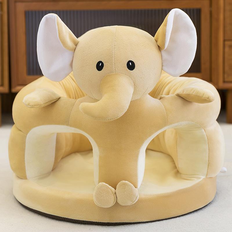 Asiento Escolar Infantil Anticaída y Antideslizante con Fondo Redondo, Respaldo Alto que No Daña la Columna Vertebral, Cómodo para Bebé, Sofá Pequeño con Artefacto para Bebé