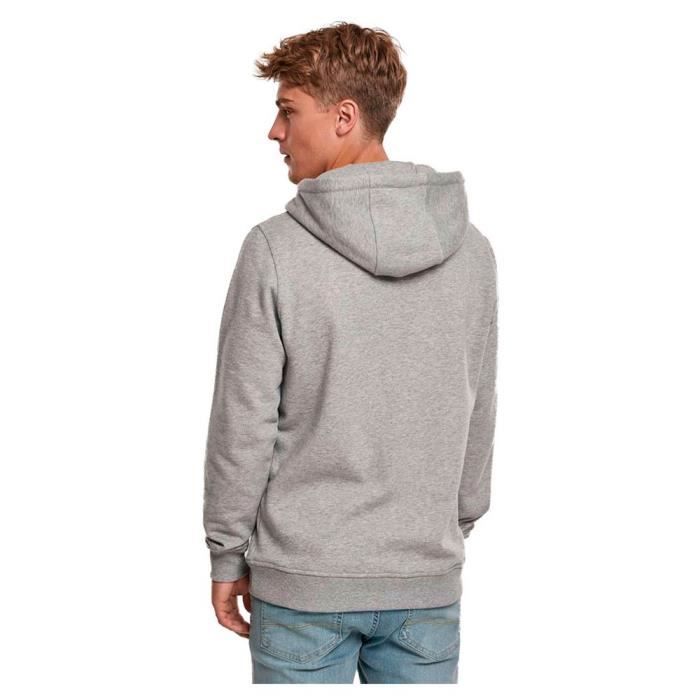Sweat-shirt à capuche - URBAN CLASSICS - Basic - Gris - Manches longues - Col capuche