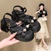 Ladies Shoes On Sale 2025Modern Women's Sandals Summer Daily  Sandals Women Solid Shoes Ladies Platform Zapatillas