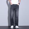 Mens Straight Fit Denim Jeans 2026 Washed Vintage Style Casual Trousers Daily Wear