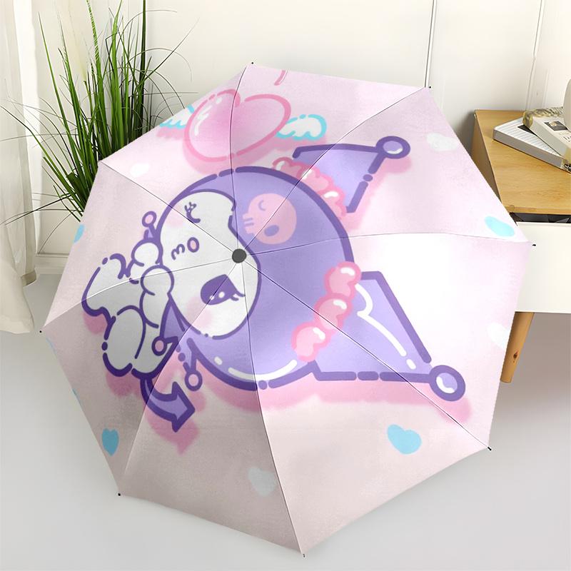 

1pc Kawaii Party Hat Umbrella: Automatic Opening/Closing, Foldable Design, Outdoor Use, Festive Gift for Fans & Travelers.Q001