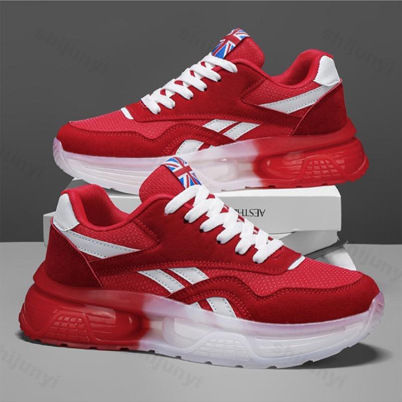 Mode Herrsneakers Nya Mode Platå Casual Sneakers Herr Lätta Återfjädring Löparskor Bekväma Sportskor Manliga