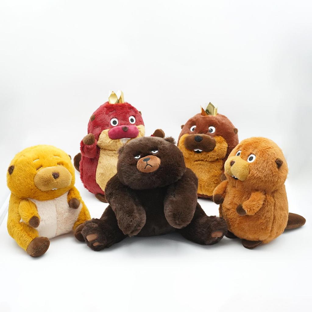 NewHoppers Plush Beaver Lizard Transforming Toy Figure