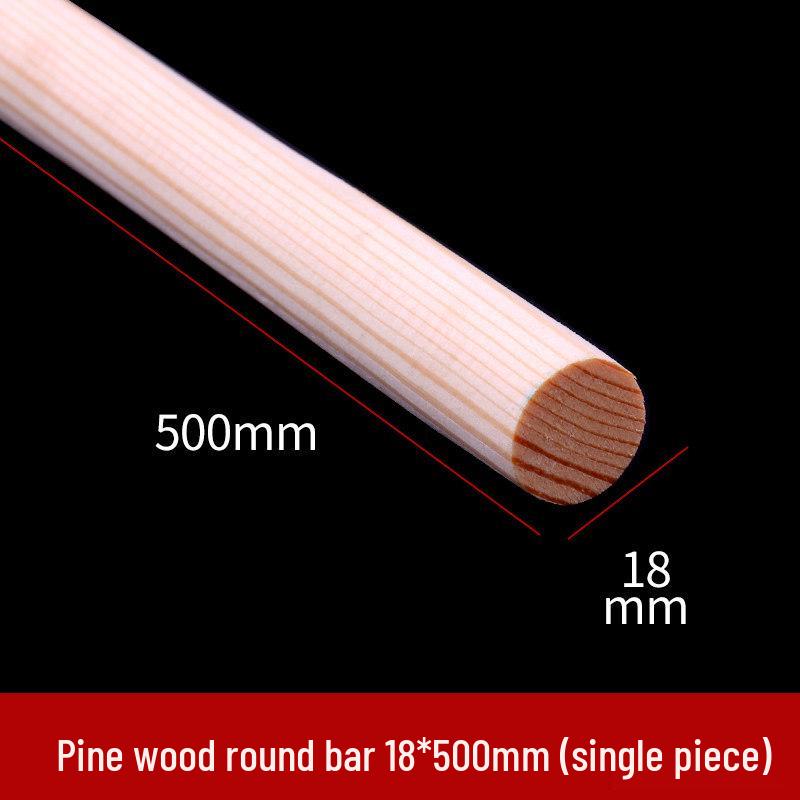 Round Pine Wood Stick for DIY Crafts and Models