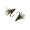 10PCS #16 CDC Emerger Dry Flies UV Reactive Floating Barbed Hook Trout Grayling Artificial Fishing Lures