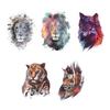 5Pcs Half Arm Temporary Tattoo Sticker Waterproof Long Lasting Tattoo Stickers for Men