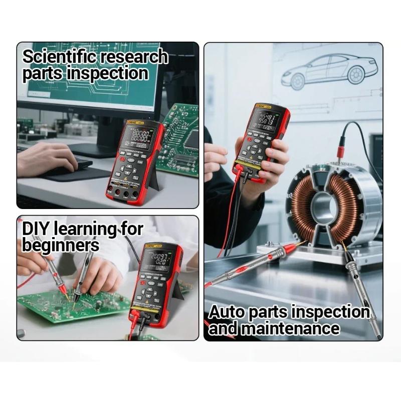 2026 ANENG LM06 Digital LCR Meter Smart Tweezer High Precision ESR Resistance Capacitance Inductance Tester for Electronic Repair With Digital Display