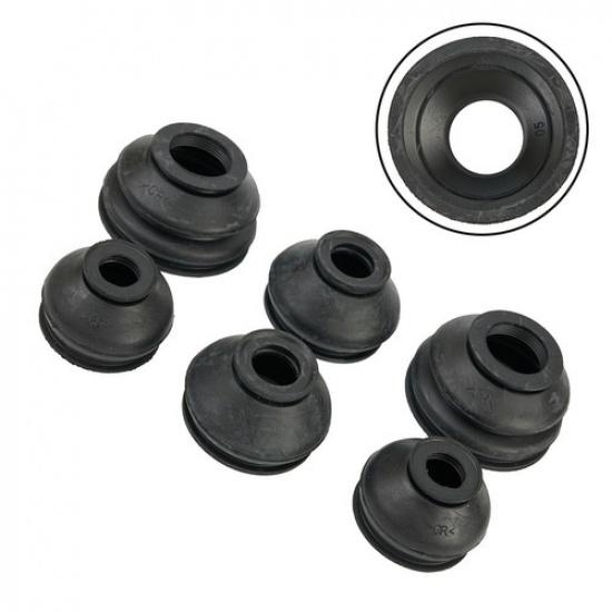 Ball Joint Dust Boot Covers Tie Rod End Tool Truck 6pcs Adapter Black Car