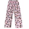 Exclusive Hello Kitty Halloween Flannel Sleep Pants: Thick, Plush, Casual Loungewear for Women - Perfect for Autumn and Winter.