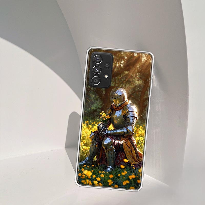Flower Knight of the Light Phone Case for Samsung A54 A57 A37 A17 A14 A15 A12 A24 A34 A55 A35 A25 A52S A07 A05S A04S A22 A32 A72