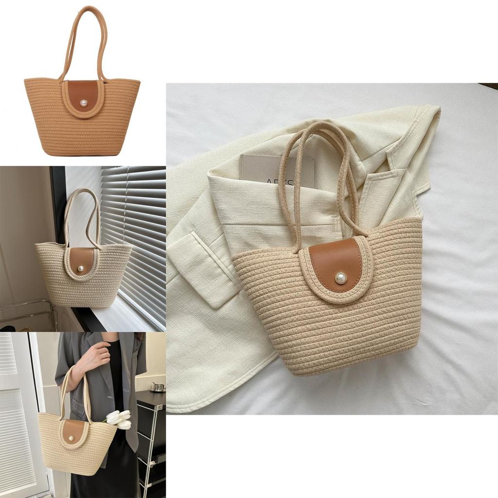 Large Capacity Popular Woven Bag 2023 Summer New Trend Fashion Shoulder Bag