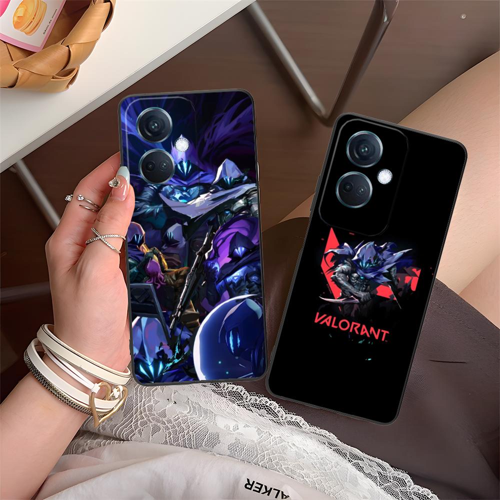 Valo Omen Phone Case for OPPO Reno 14 13 12 11 10 9 8 7 6 5 F T Pro 5G Soft TPU Shockproof Cover
