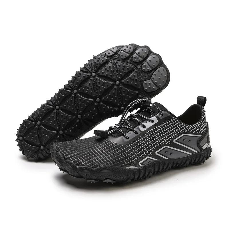 Men Women Water Shoes Upstream Wading Swimming Barefoot Five Fingers Aqua Shoes Beach Seaside Light Unisex Sneakers