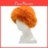 Plush Fur Fisherman Hat Solid Color Thickened  Furry Stylish Winter Warm